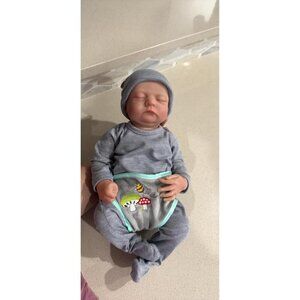 🆕17Inch Full Cloth Body With Vinyl Limbs Cute Baby Doll Boy with Accessories